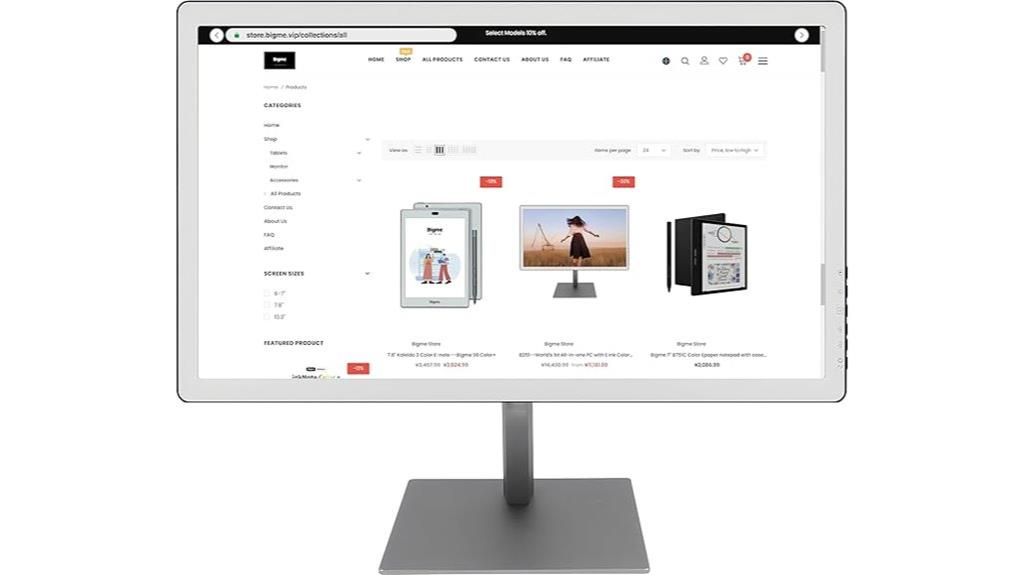 first e ink color monitor
