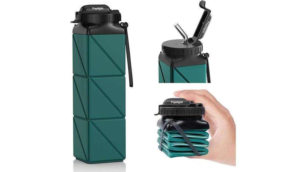 foldable bpa free water bottle
