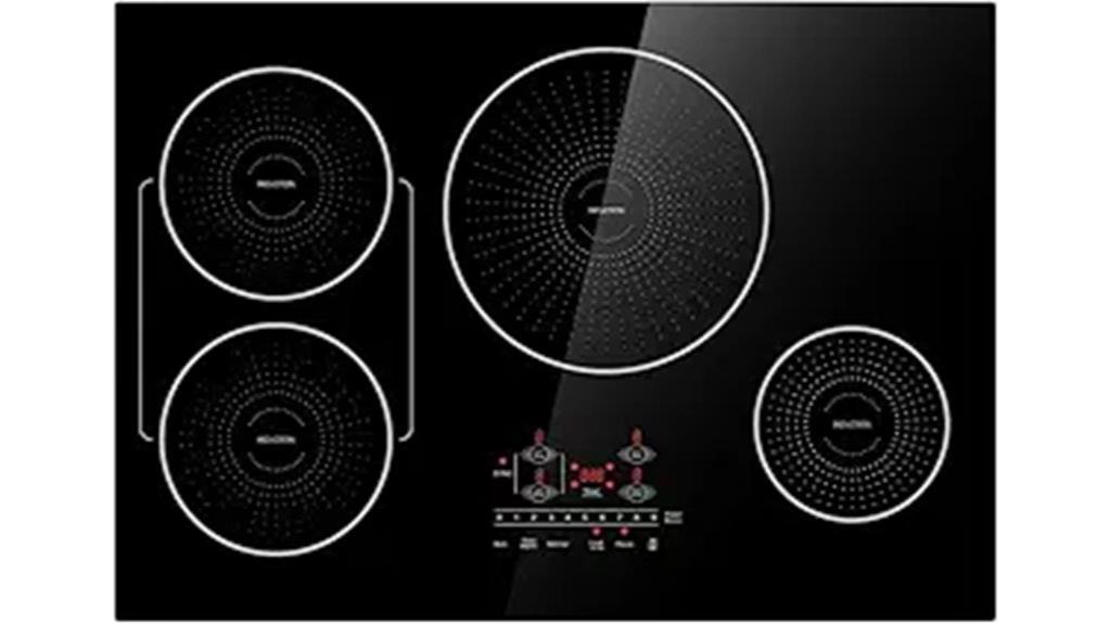 four burner flat cooktop