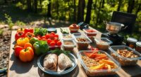 four day camp meal plan