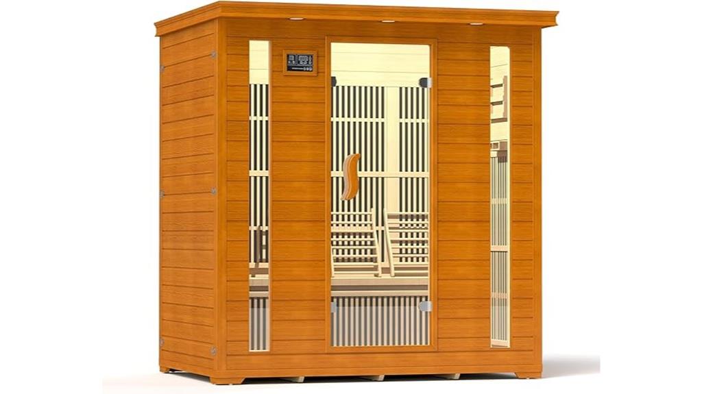 four person infrared sauna