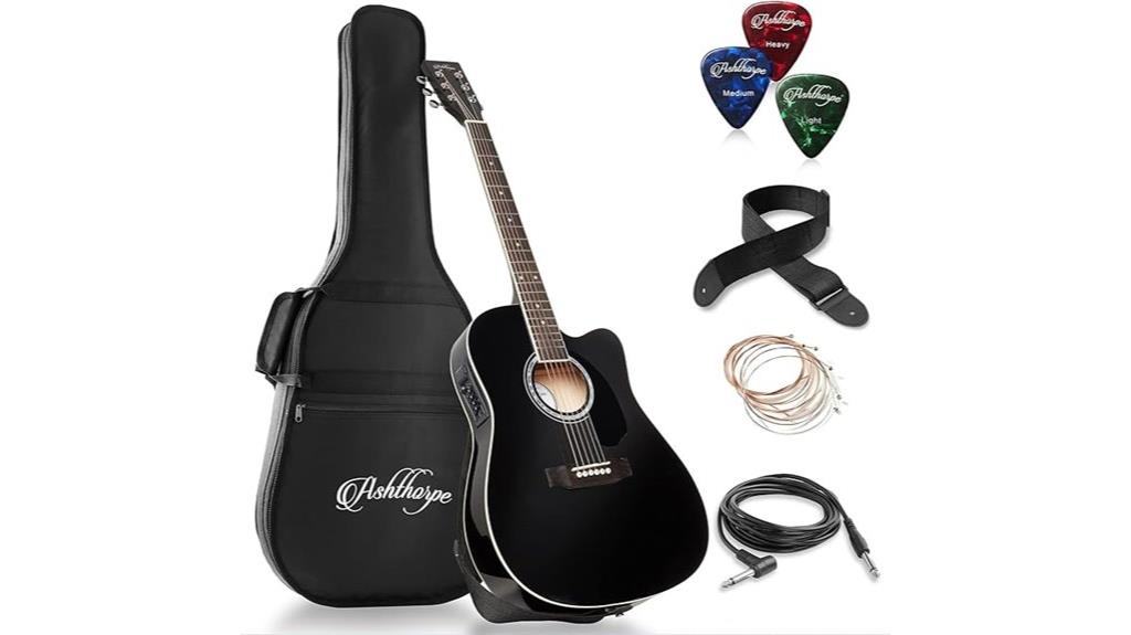 full size acoustic guitar package