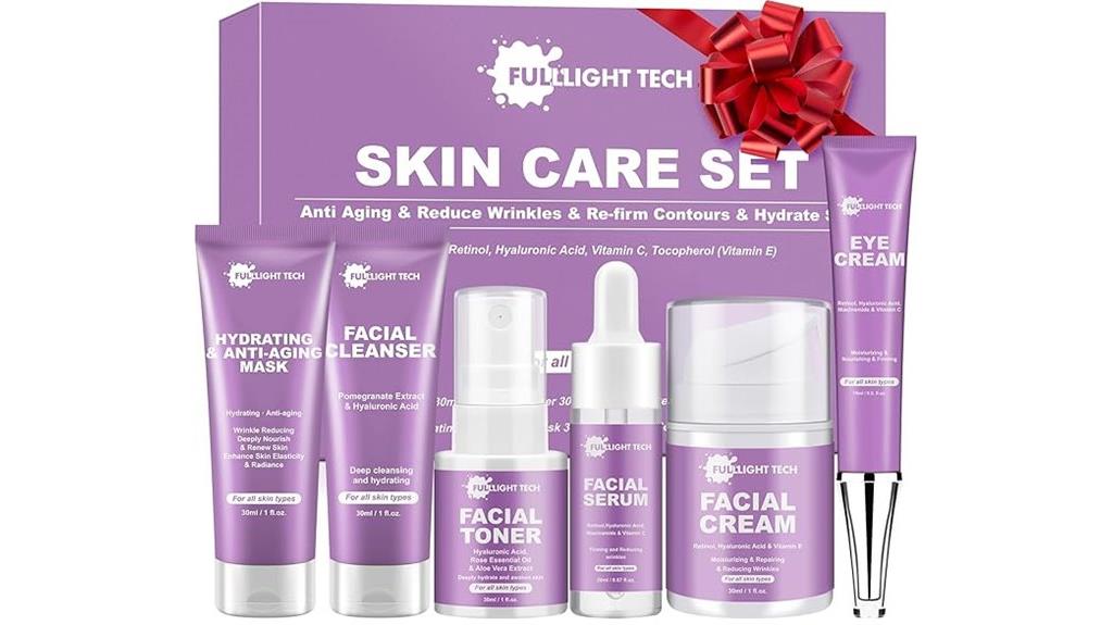 gentle anti aging skincare set