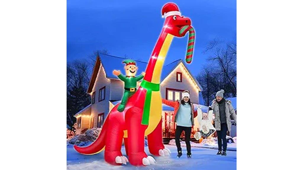 giant led christmas inflatable