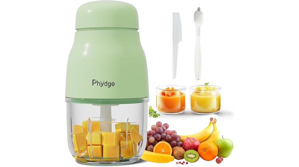 green 10oz baby blender