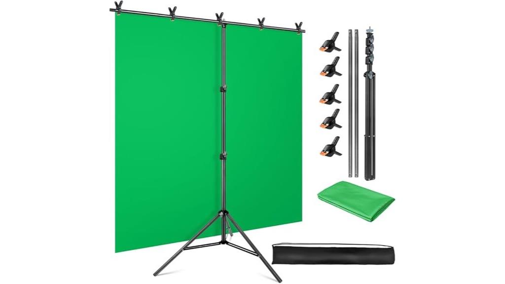 green screen kit includes