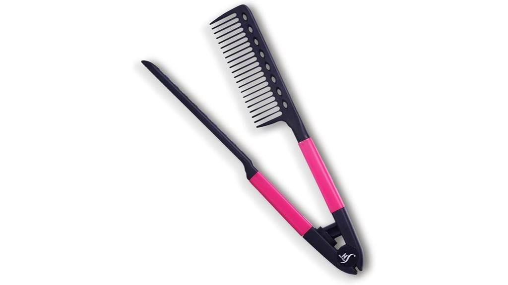 heated hair straightening comb