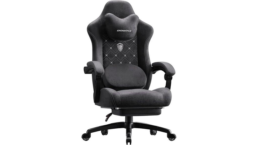 heated lumbar gaming chair