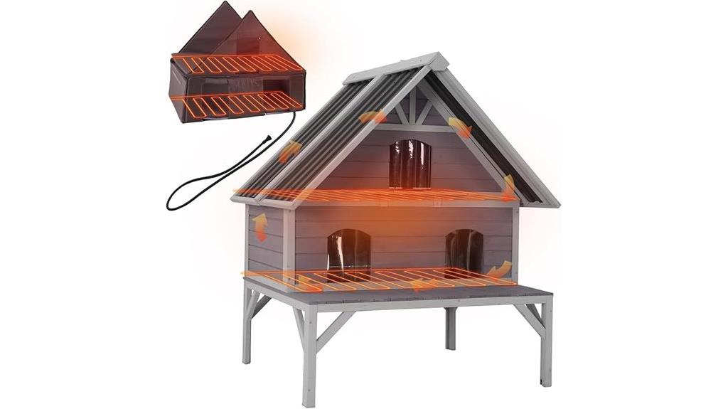 heated outdoor cat shelter