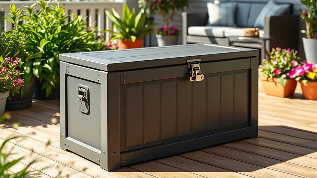 heavy duty outdoor deck storage