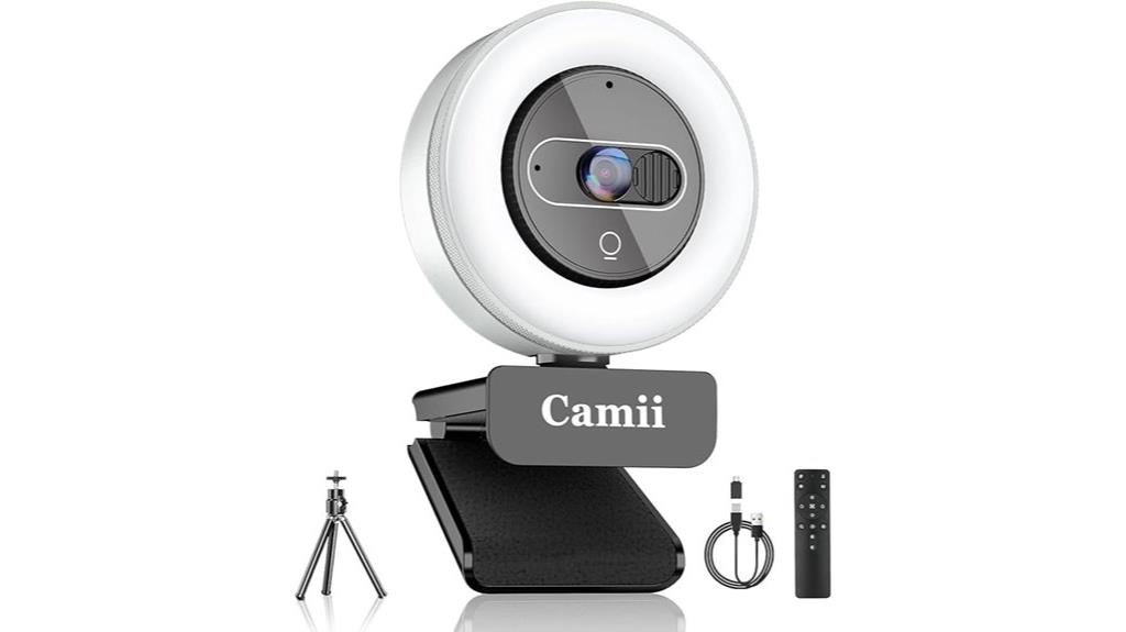 high quality webcam with accessories