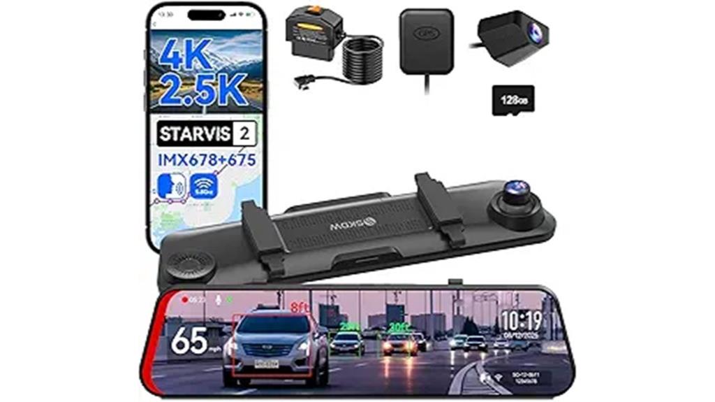 high resolution dual dash camera