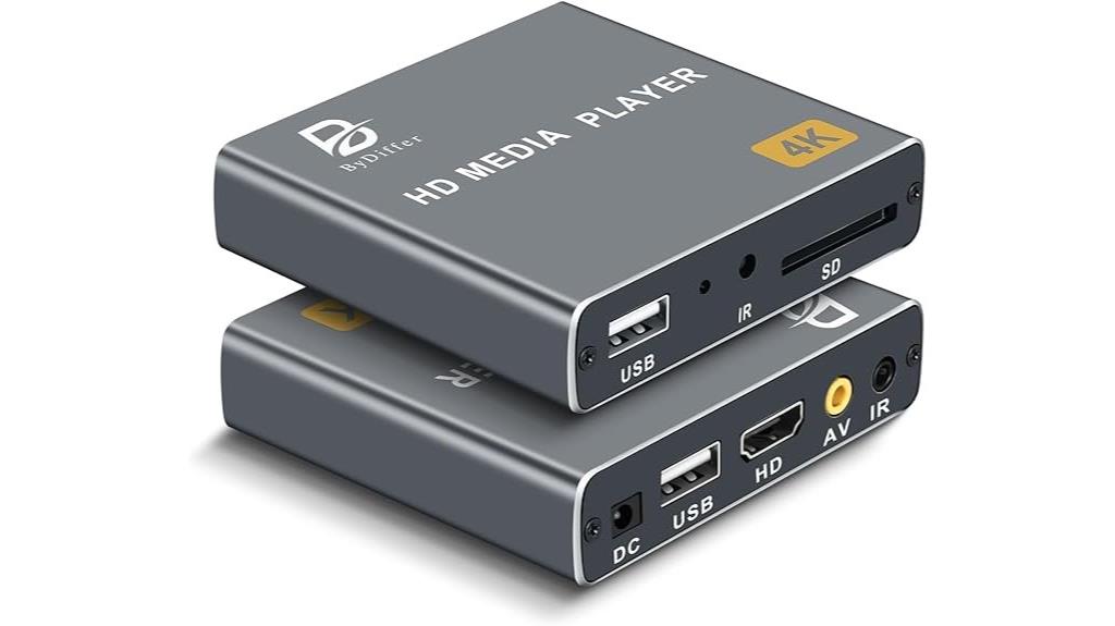 high resolution hdmi media player