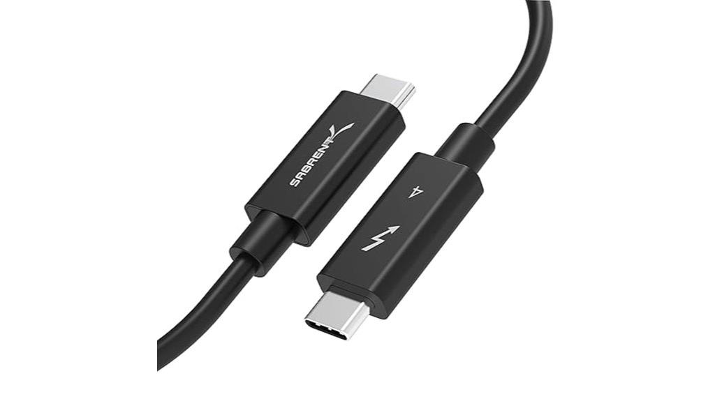 high speed 2m thunderbolt cable
