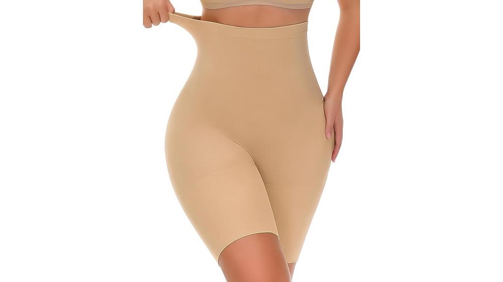 high waisted tummy control shapewear