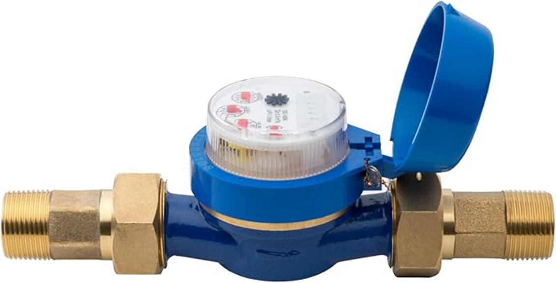 hunter 1 inch flow meter