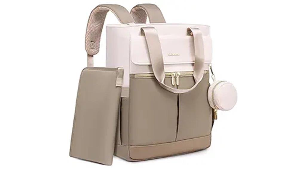 insulated pockets diaper backpack