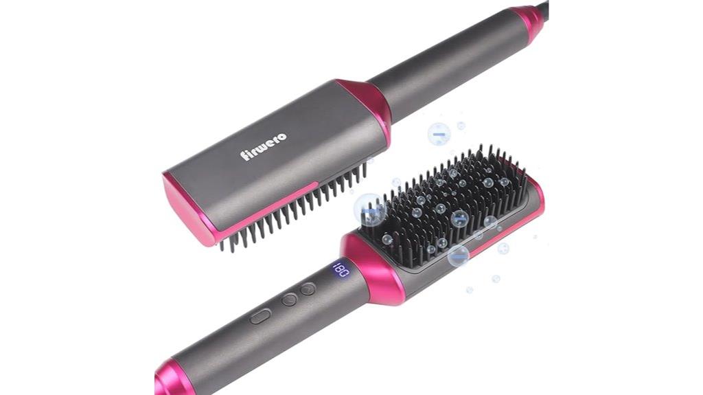 ionic hair straightener brush