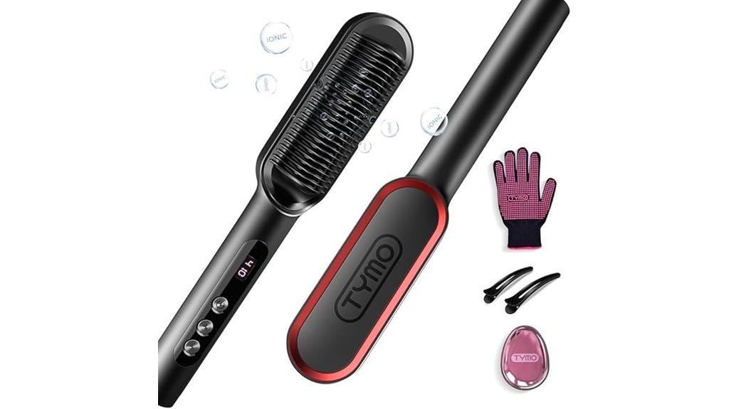 ionic hair straightener brush