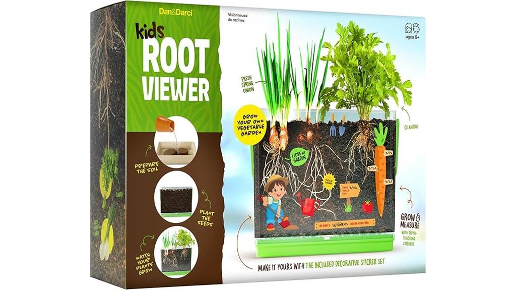 kids gardening stem kit