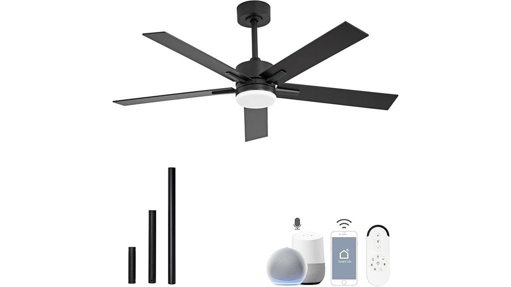 large ceiling fan with lights