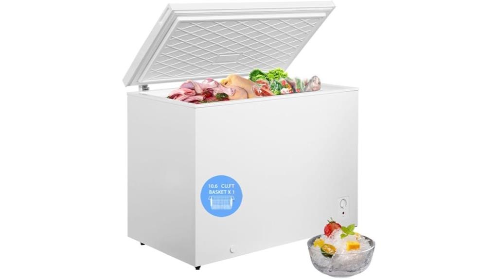 large chest freezer storage
