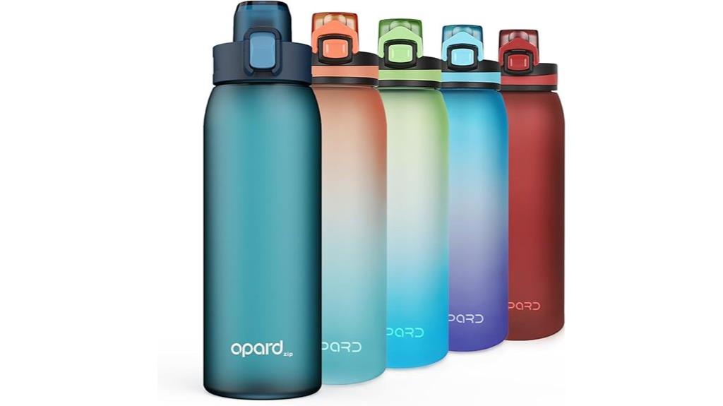 large leak proof sports bottle