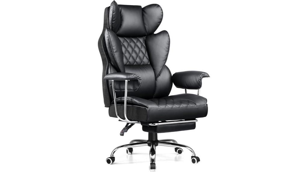 large leather office chair