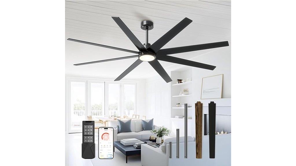 large reversible ceiling fan