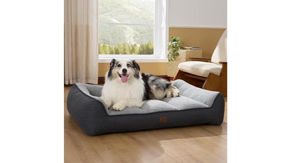 large waterproof washable dog bed