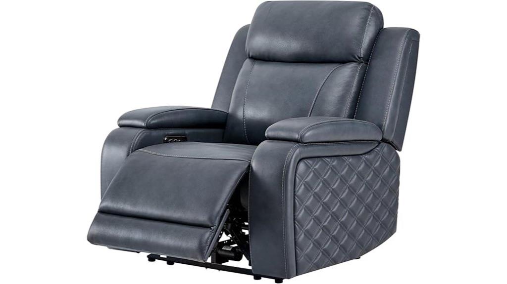 leather power recliners