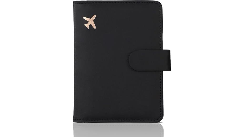 leather rfid passport cover