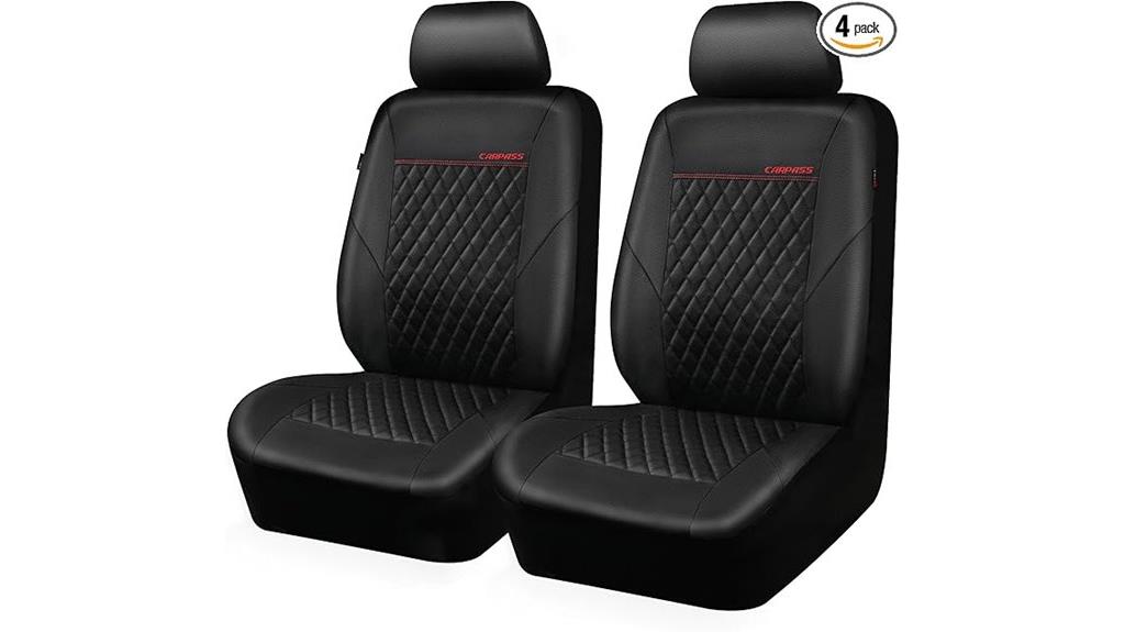 leather seat cover set