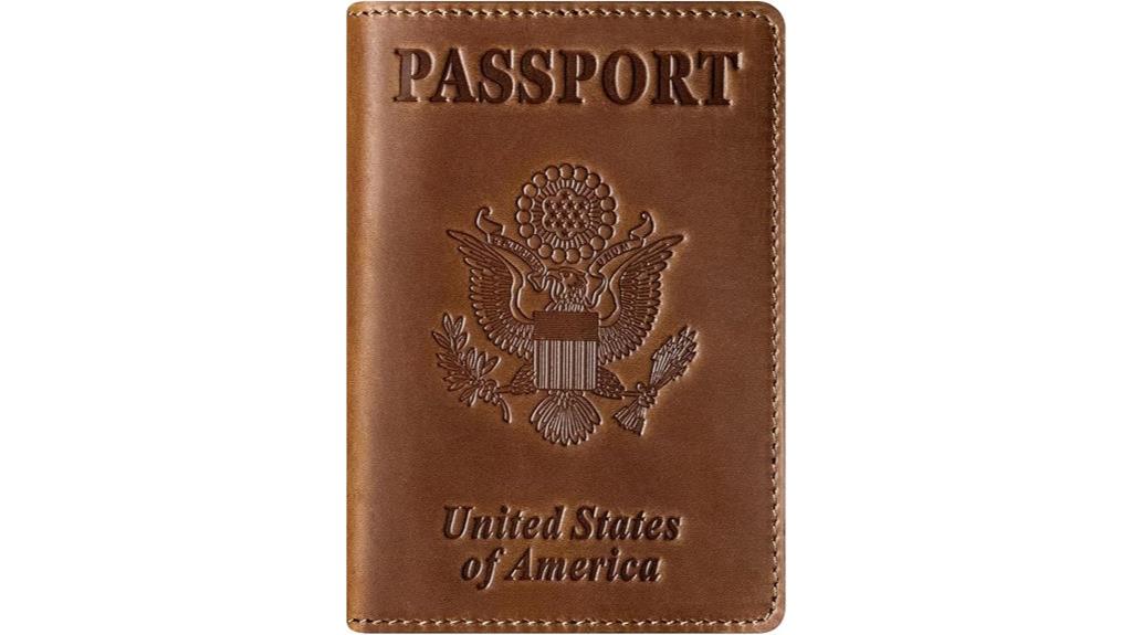 leather travel passport cover