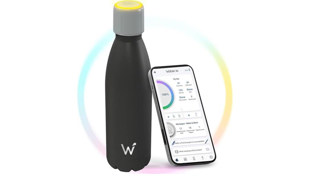 led equipped smart hydration reminder