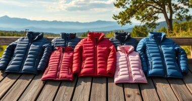 lightweight travel down jackets