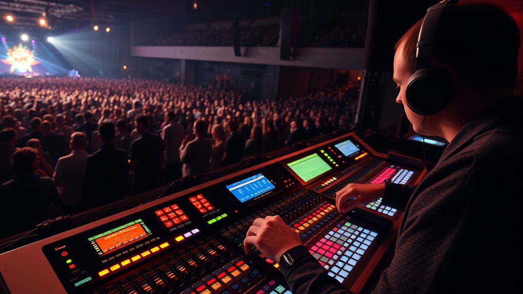 live crowd sound mixing