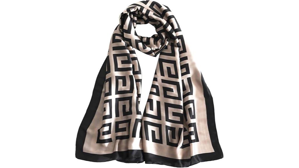 luxurious mulberry silk scarf