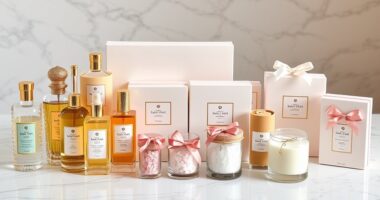 luxury bath oil sets