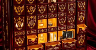 luxury beauty holiday countdown