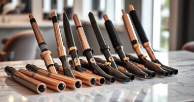 luxury curling iron guide