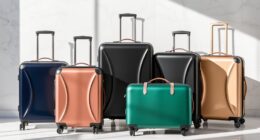 luxury durable travel luggage