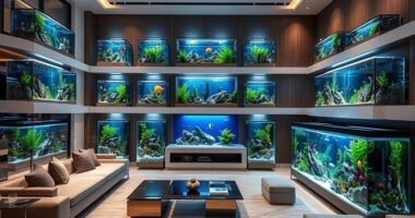 luxury home aquarium designs