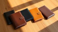 luxury leather passport sets