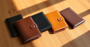 luxury leather passport sets