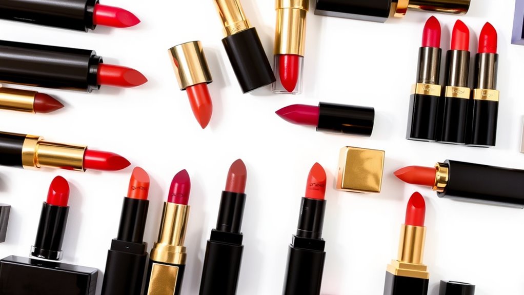 luxury lipstick collections showcased