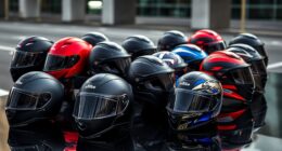luxury motorcycle helmet selection