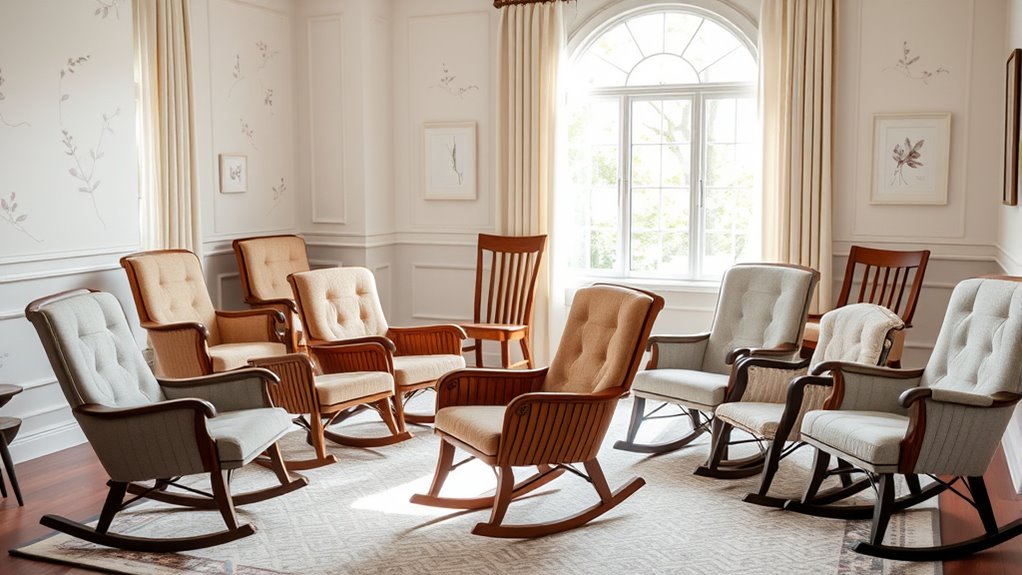 luxury nursery rocking chairs