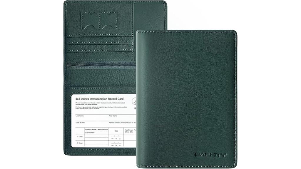 luxury rfid passport organizer