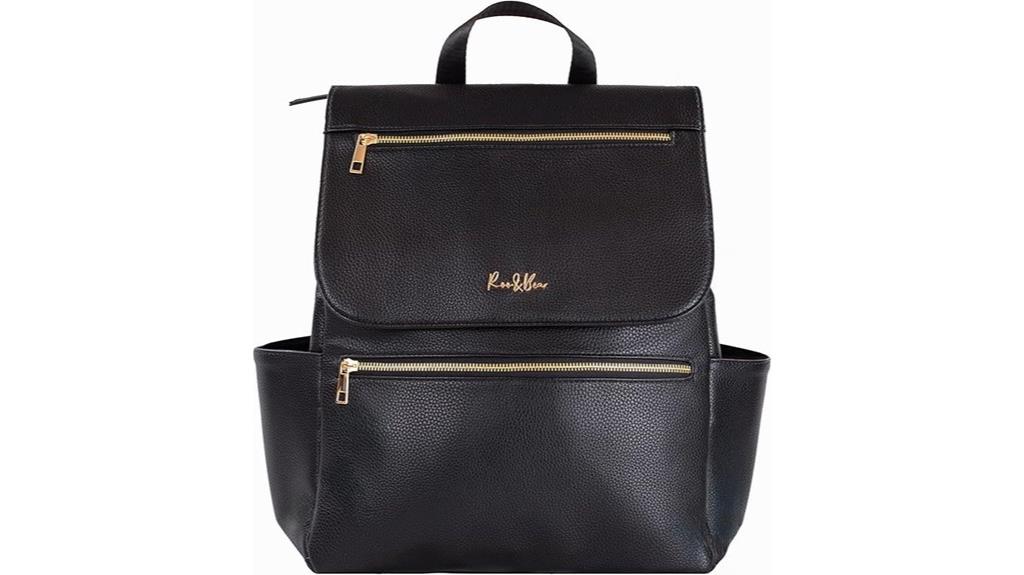 luxury vegan diaper backpack